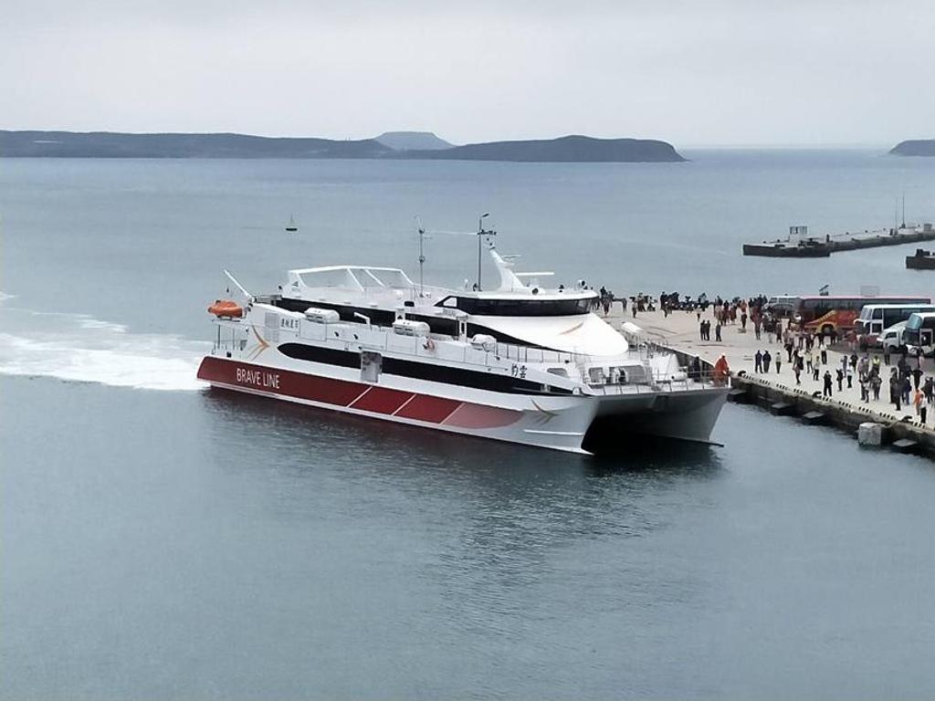 交通部航港局今21日宣布，台中-澎湖海運航線將於明天正式開航，將是台灣本島西部第四個縣市擁有往返澎湖的航線。圖：航港局提供