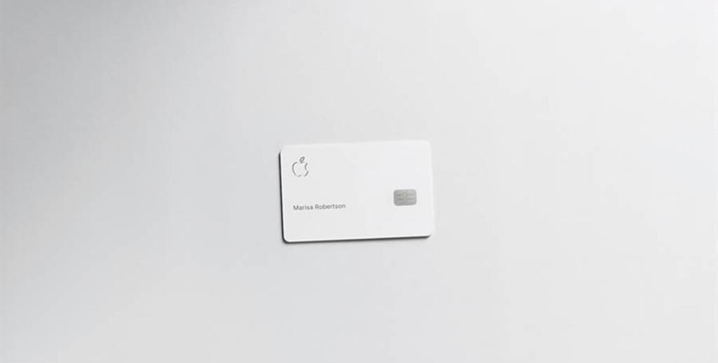 Apple Card 實體卡的樣貌。圖：翻攝蘋果官網