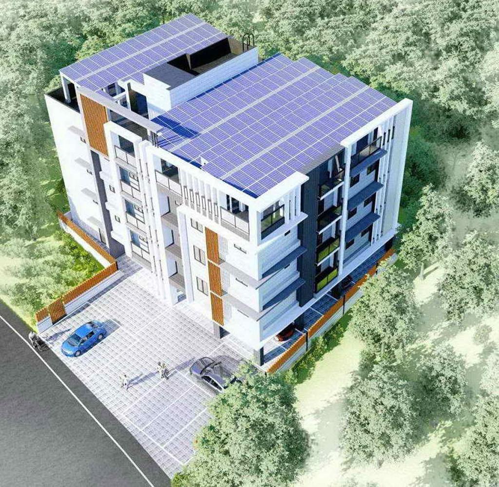 都江建設推出自帶財的光電宅。圖／業者提供