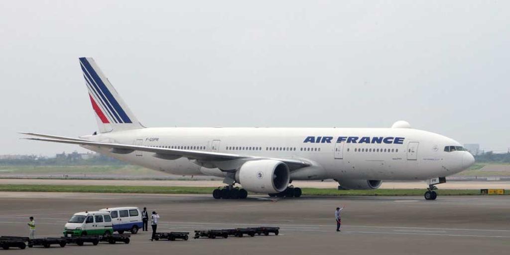 法國航空-荷蘭皇家航空(Air France-KLM)周五公布了10.5億歐元(約合9.52億美元)的季度營業虧損。圖／本報資料照片
