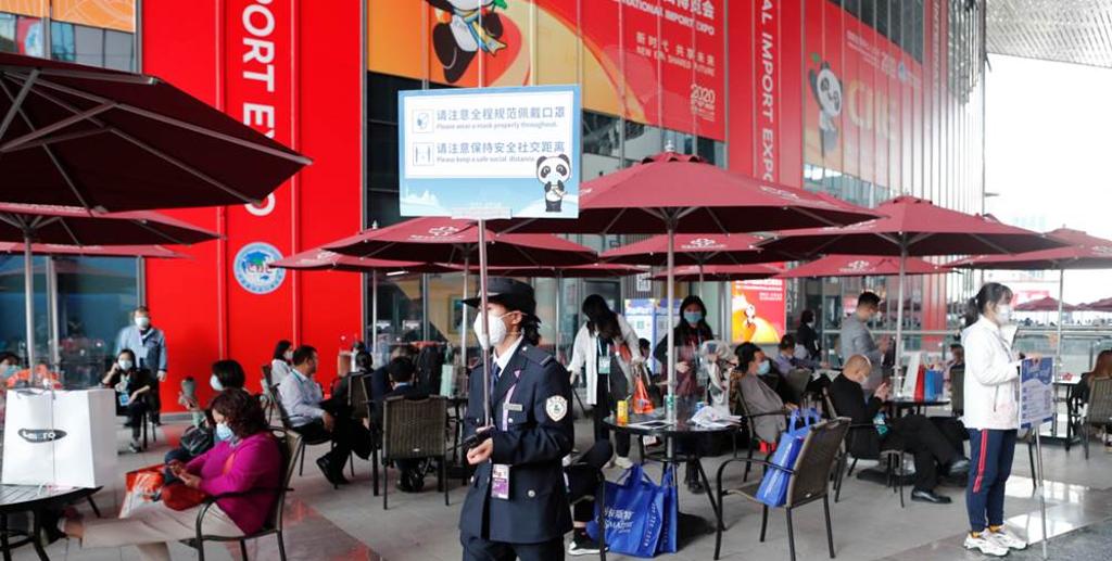 第三屆中國國際進口博覽會在國家會展中心（上海）舉行。圖／中新社