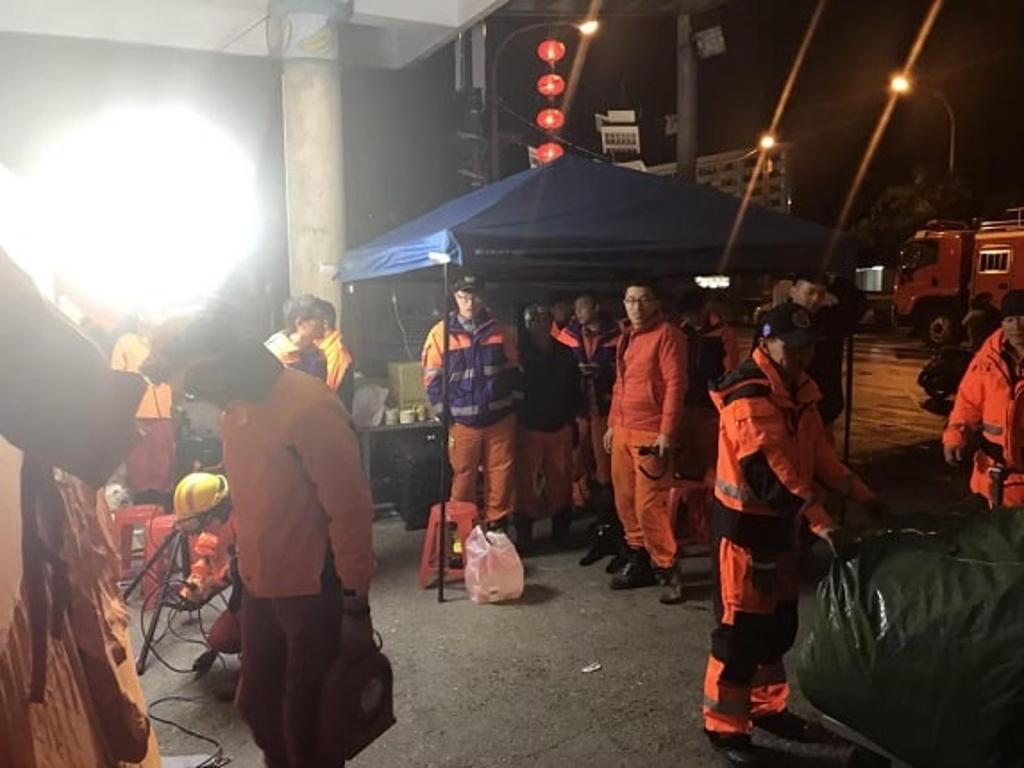 LED氣球燈充足的光源,供救難人員現場使用。圖/業者提供