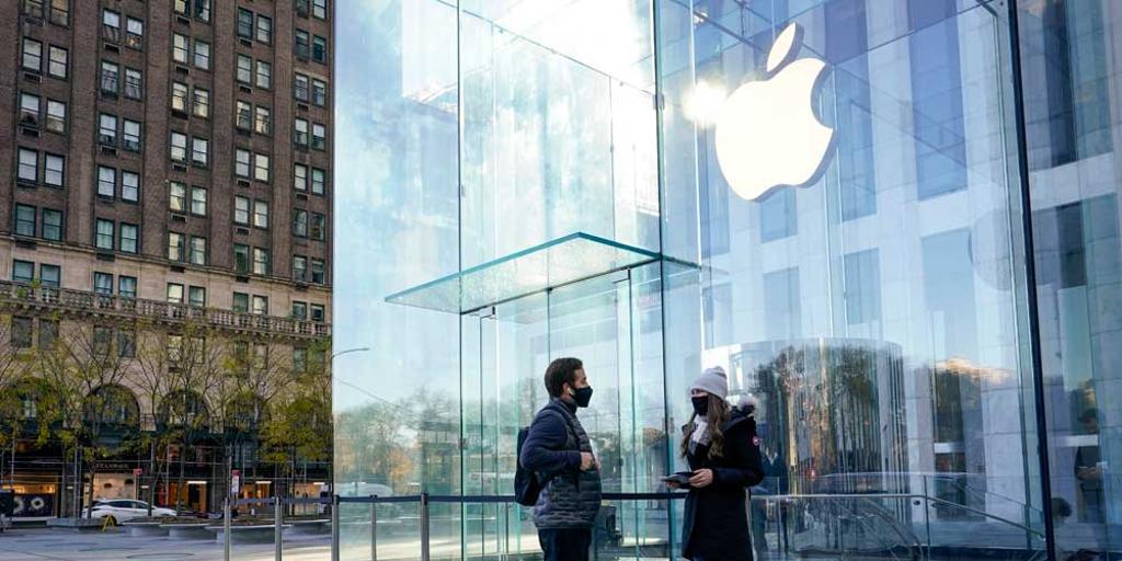據《日經亞洲》報導，2020年蘋果200大供應商名單中，大陸有51家上榜，首次擠身榜首。圖／美聯社