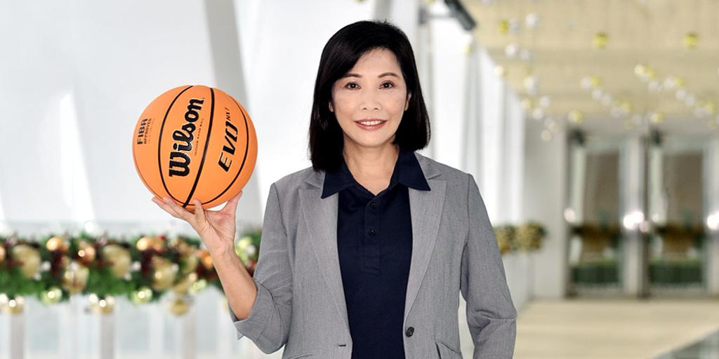 中信銀個人金融執行長楊淑惠，也是「新北中信特攻」籃球隊領隊。圖／中時報系資料照