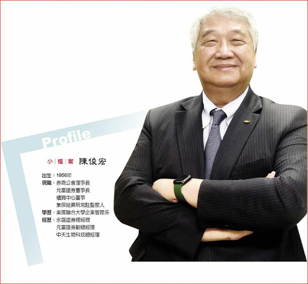 券商公會理事長 專訪 陳俊宏：創新、數位力齊發打造新市場利基 - 日報 - 工商時報
