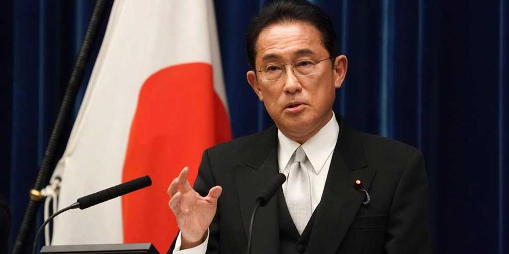 日本首相岸田文雄今天說，不能排除經濟倒退到通貨緊縮的可能性，因為內需驅動的通貨膨脹仍然很微弱。圖／美聯社
