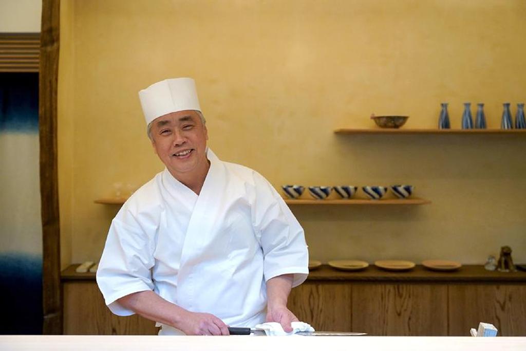 東京唯一連續16年獲米其林三星的日料名廚神田裕行，將於3月6日至11日客座台北萬豪酒店「KOUMA日本料理 小馬」餐廳。圖／台北萬豪酒店提供