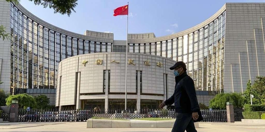 為滿足月底資金需求，中國人民銀行1月31日擴大公開市場操作，開展7天期、人民幣4,710億元的逆回購操作。圖／中新社