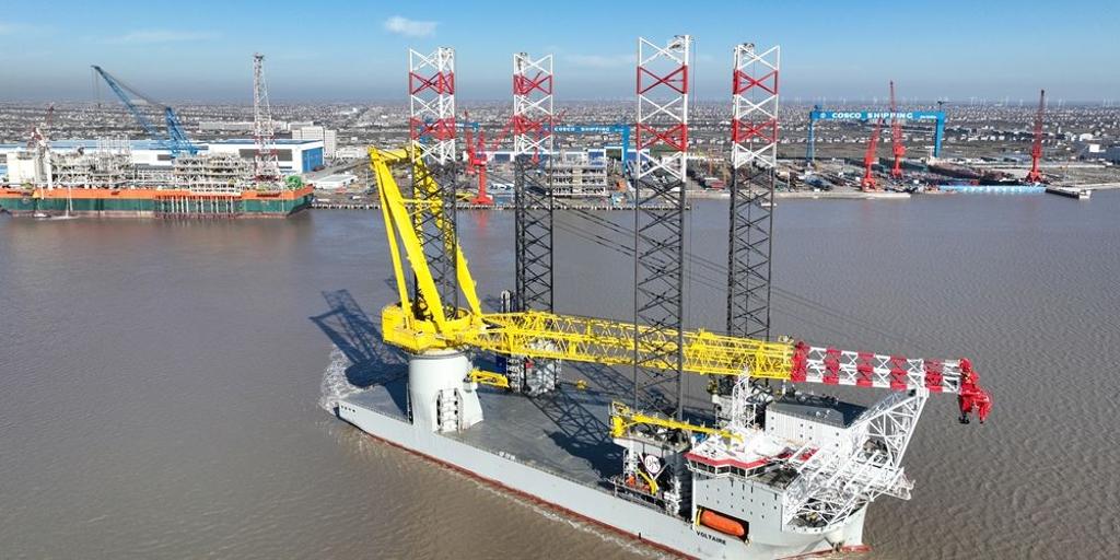 中國船舶工業行業協會（CANSI）1日公布，2022年大陸造船產能利用監測指數（CCI）年增3％至764點，創下2012年以來新高。圖／新華社