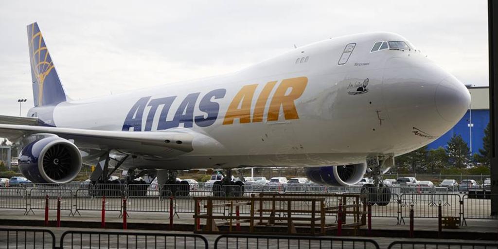 美國波音公司（Boeing）1月31日交付最後一架波音747客機給美國亞特拉斯航空（Atlas Air）。圖／美聯社