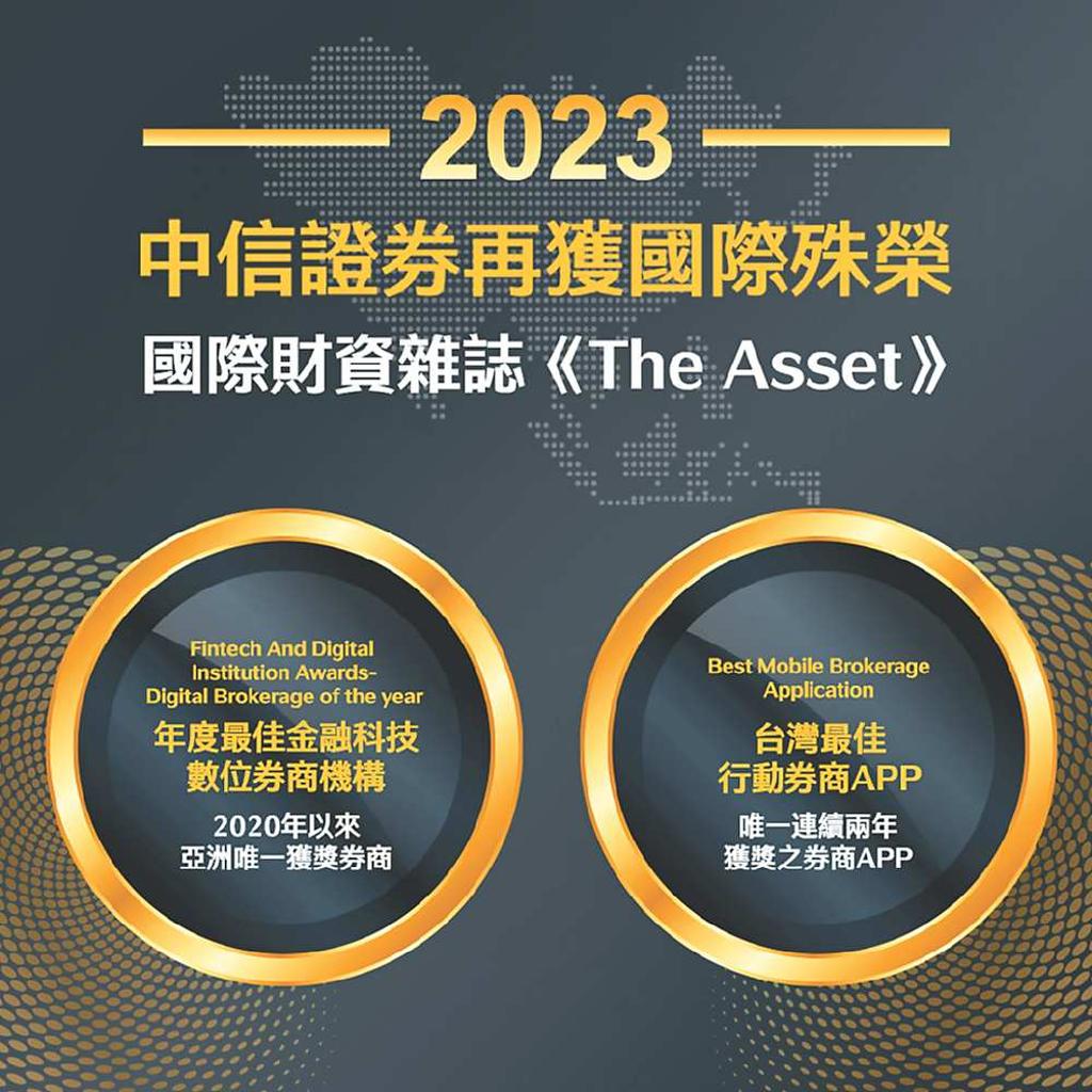 中信證衝金融科技奪《財資》大獎- 日報- 工商時報