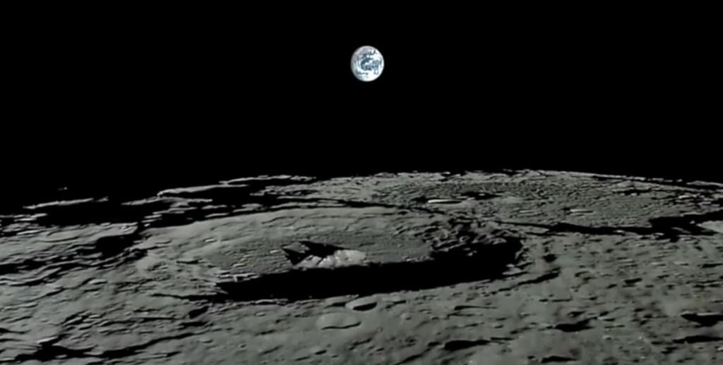 月球示意圖。圖/摘自網路YouTube影片