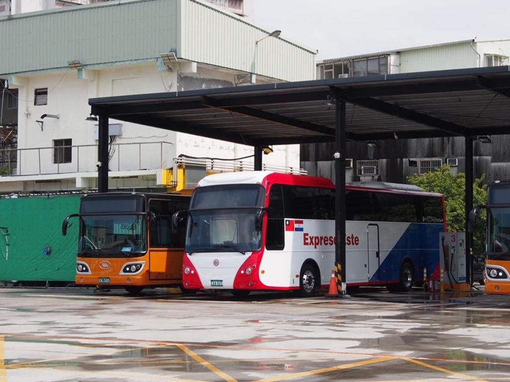 台灣電動巴士國家隊成運五股場。圖／業者提供