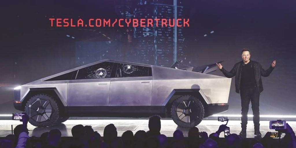 特斯拉將生產三種版本的Cybertruck，頂級款可在不到3秒時間內，從時速0加速至100公里。圖／美聯社