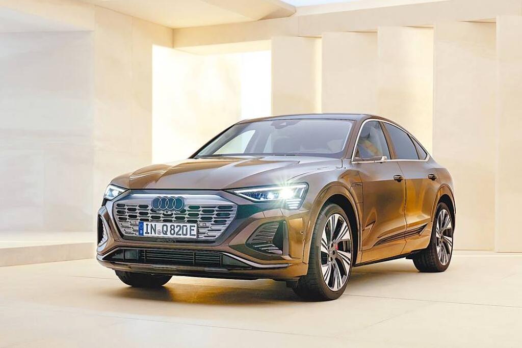 Audi Q8 e-tron電池能量密度提升20%，最高續航里程可達600km，預售價325萬元起。圖／台灣奧迪提供
