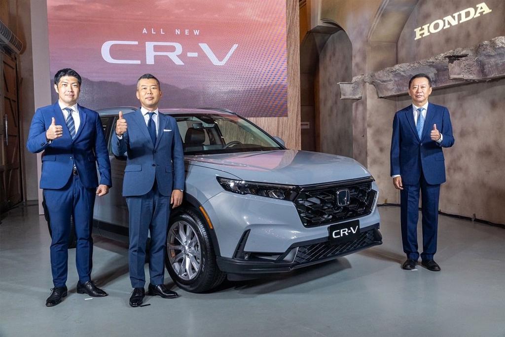 為搶先向車壇宣示All-New CR-V即將上市，Honda Taiwan高層今日（7/19）特地舉行新車媒體預賞會，並表示，前1000位準車主將贈專屬好禮！圖／業者提供