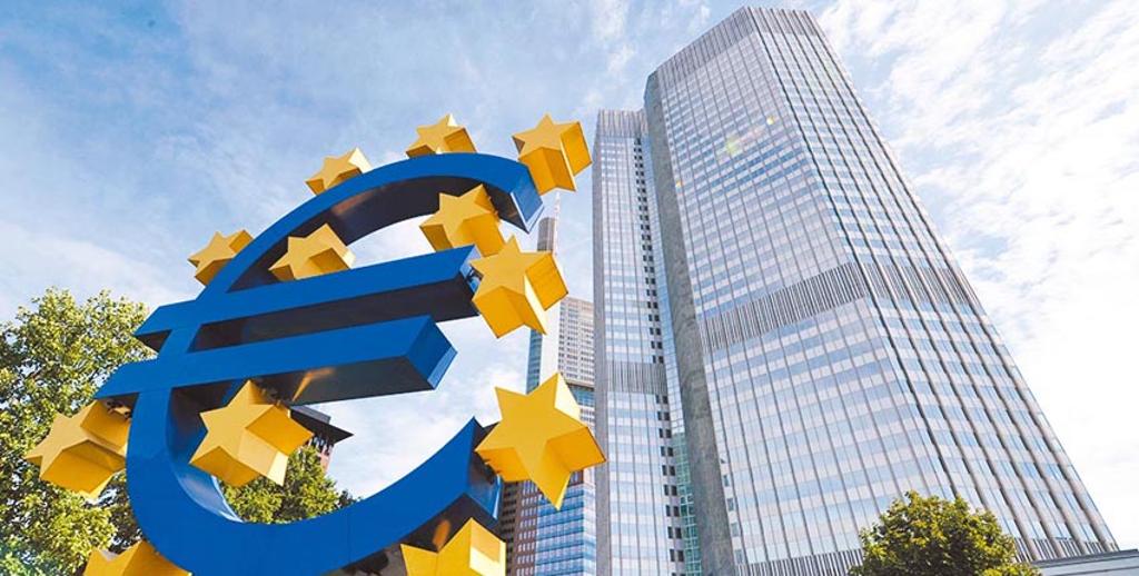 歐洲央行存款利率目前為3.50%，為2001年以來的最高水平。圖／新華社