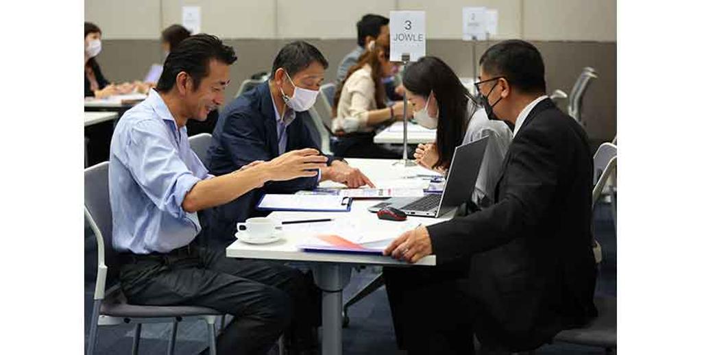 貿協於泰國舉辦「臺日共同拓展第三國市場商務合作論壇」，並加碼臺日企業一對一媒合。圖／貿協提供 