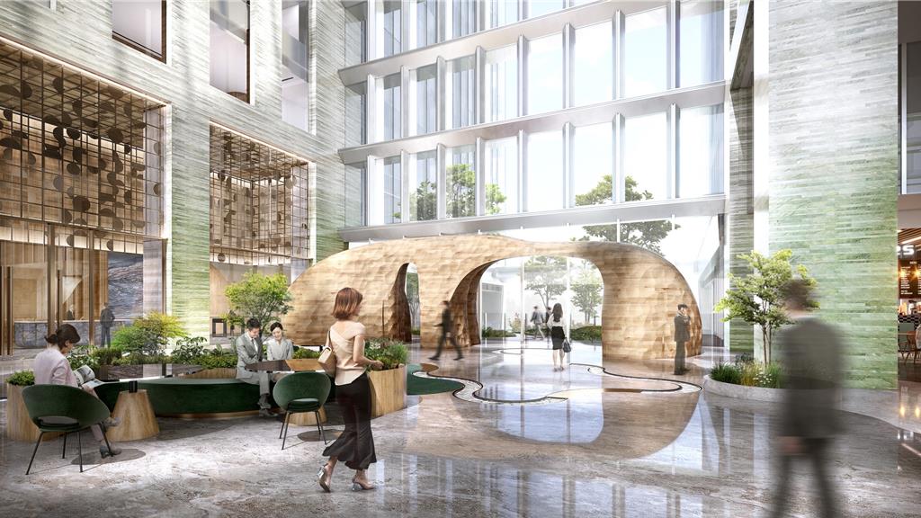 京華廣場讓進駐企業實踐ESG永續責任,最適合國際旗艦級企業總部進駐。圖/蔡惠芳