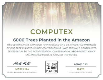 COMPUTEX攜手One Tree Planted於亞馬遜植樹 以具體行動實踐永續發展