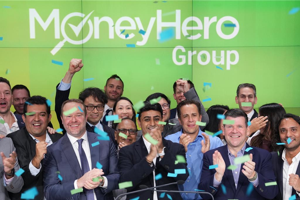   MoneyHero Group以股票代號MNY於Nasdaq上市交易。 圖／Nasdaq, Inc.提供 