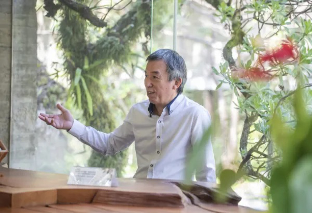 董事長江德利長期觀察泰安汶水溪的水文與生態,一手打造出泰安觀止自然而內斂的風華。圖/亞瑟王攝