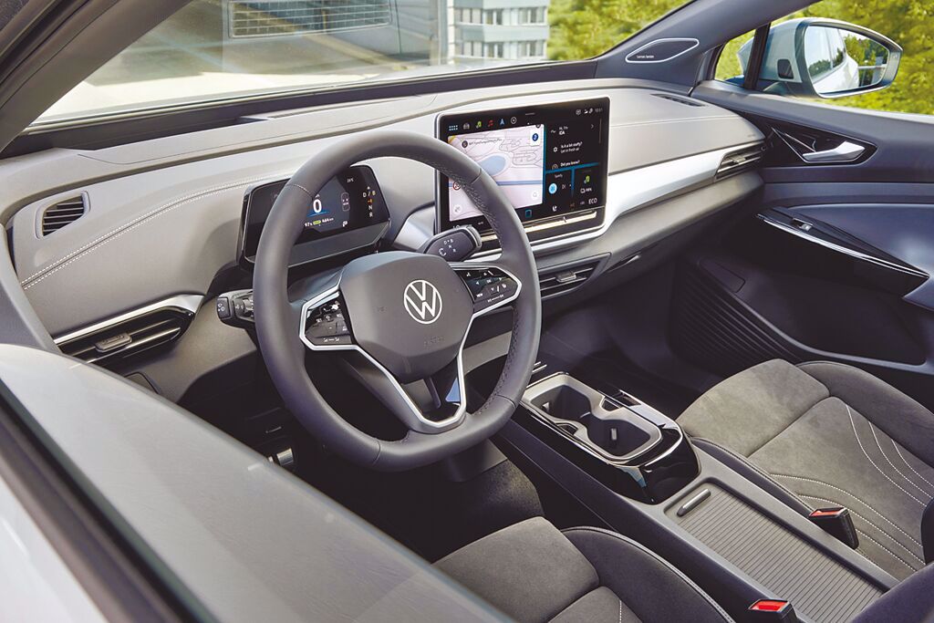 內裝風格清爽簡約。圖/VW提供