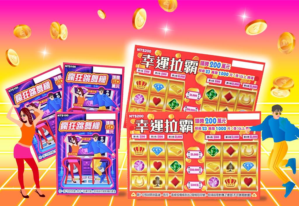 開刮啦!台彩推2款新主題刮刮樂 最高獎金200萬 - 生活 - 工商時報