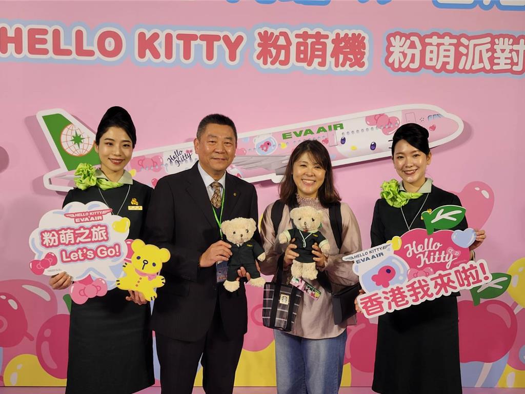 長榮航粉萌機高雄22日首航香港載客率近滿載- 產業- 工商時報