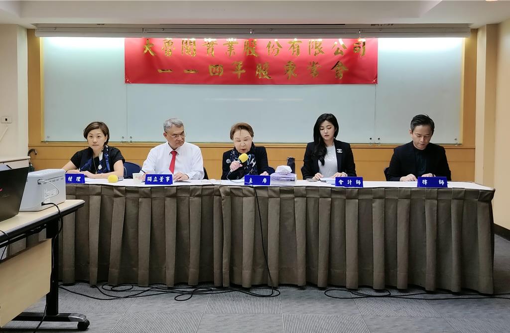 大魯閣股東會林曼麗續任董座 今年聚焦美國展店廣招國際化人才