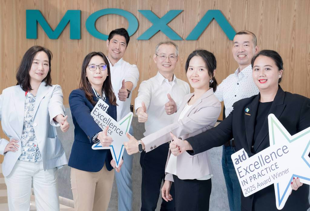 Moxa 榮獲 ATD 卓越實務獎 銷售賦能計畫成果受國際肯定