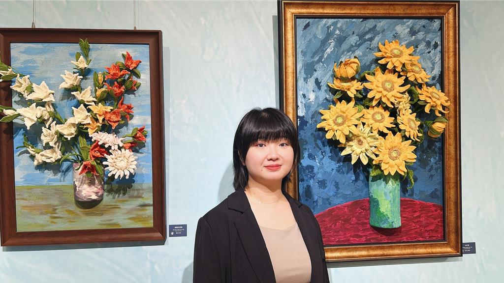 中友百貨《印象花語》毛根藝術展 簡愛樺以創作療癒生命