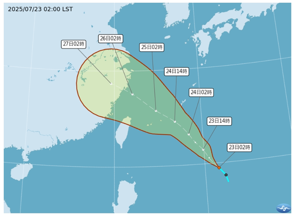 明、後天要注意！范斯高颱風今將生成 北部風雨最大
