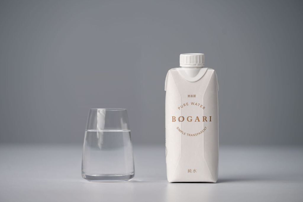 喝水也能愛地球  開元食品推出全台首款紙包裝水—BOGARI寶嘉麗純水