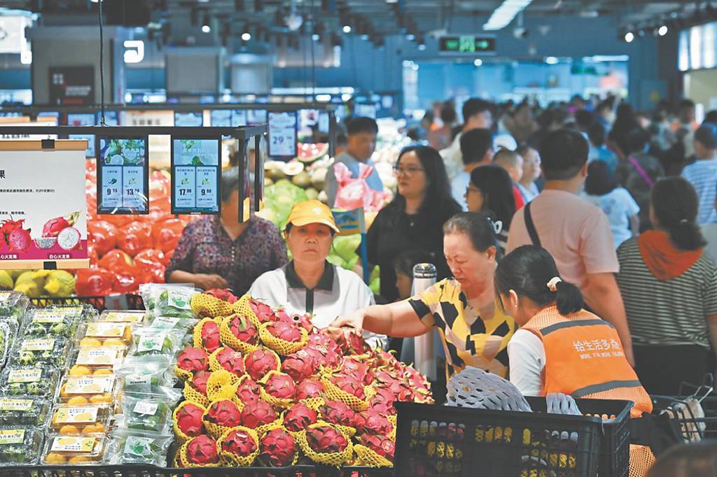 食品價跌 陸CPI年增率降到0