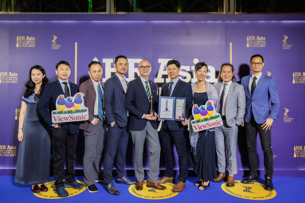 ViewSonic三度蟬聯《HR Asia》亞洲最佳雇主獎   打造有溫度的職場成長力