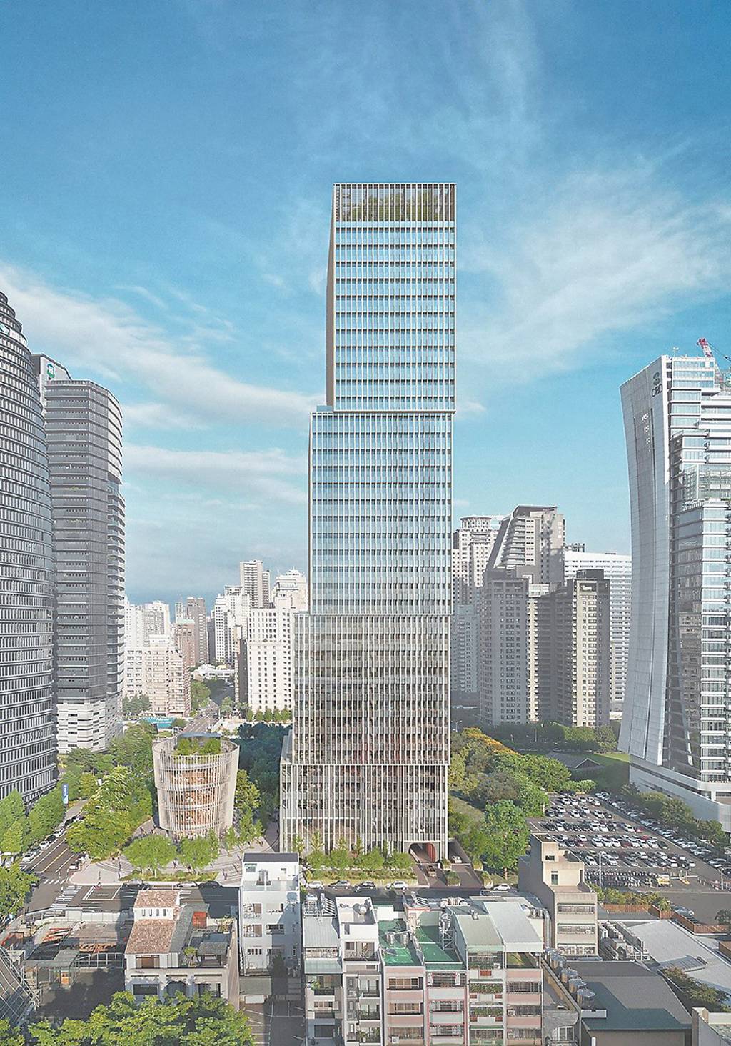 聯聚建設攜手義大利國際建築團隊ACPV ARCHITECTS，第四季在七期推出豪辦新地標「聯聚中衡大廈」。圖／取自聯聚官網