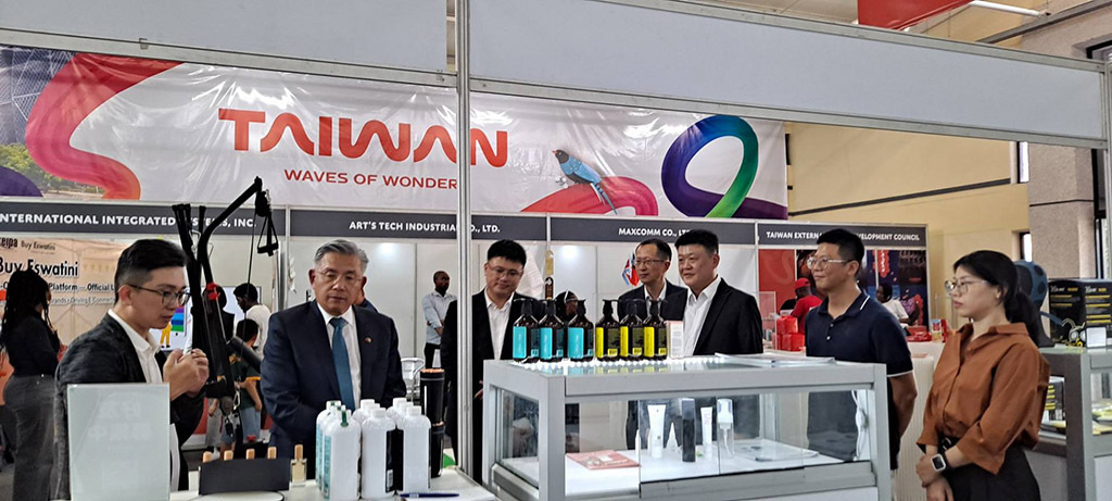 臺灣館閃耀史瓦帝尼國際商展 三方投資設廠開創經貿新局