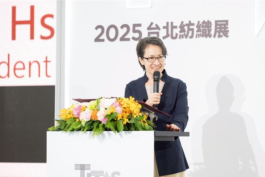  蕭美琴出席台北紡織展 ：讓全世界看到台灣創新與實力