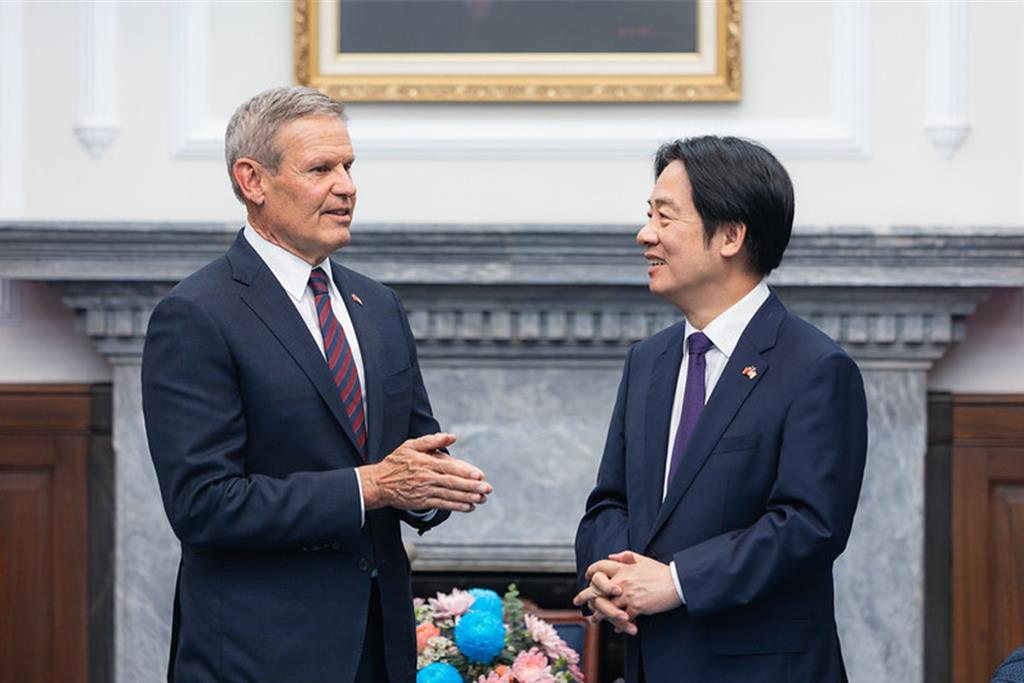 和田納西州簽經貿合作備忘錄   賴清德:擴大電動車新能源合作