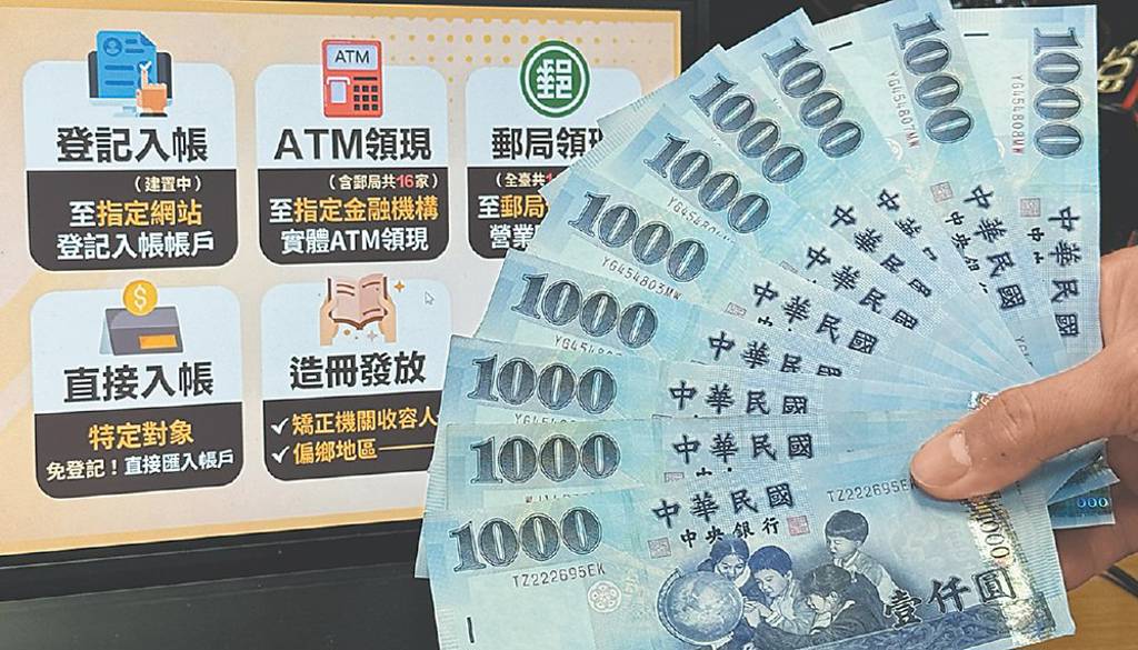 普發萬元 入帳全公開