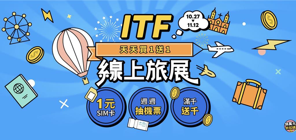 KKday線上旅展起跑!人氣旅遊商品買一送一、各國SIM卡天天1元