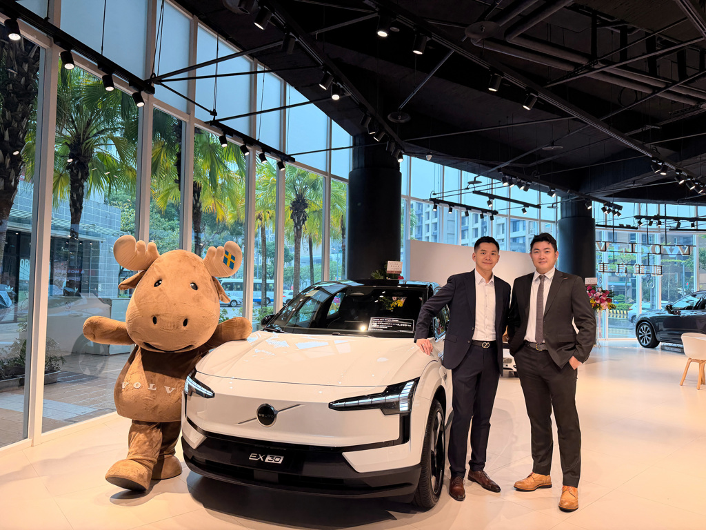 VOLVO官方經銷商凱銳汽車華麗回歸 MITSUI OUTLET PARK林口開設全新品牌展示體驗店