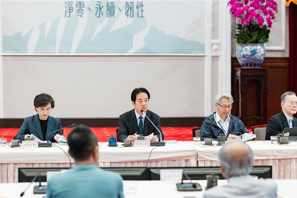 因應氣候與經貿挑戰 賴清德：政府與民間共建韌性家園