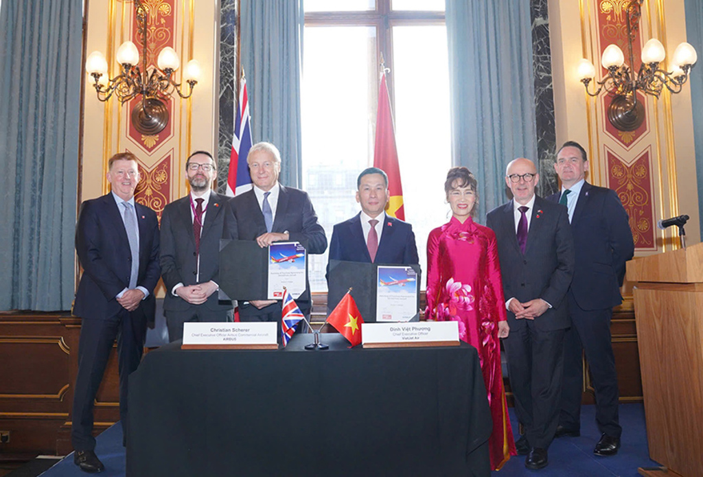 越捷航空訂購100架空中巴士A321neo客機