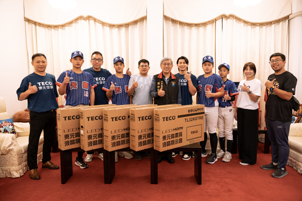 東元 X 陳傑憲  捐 300 台電視力挺花蓮重建