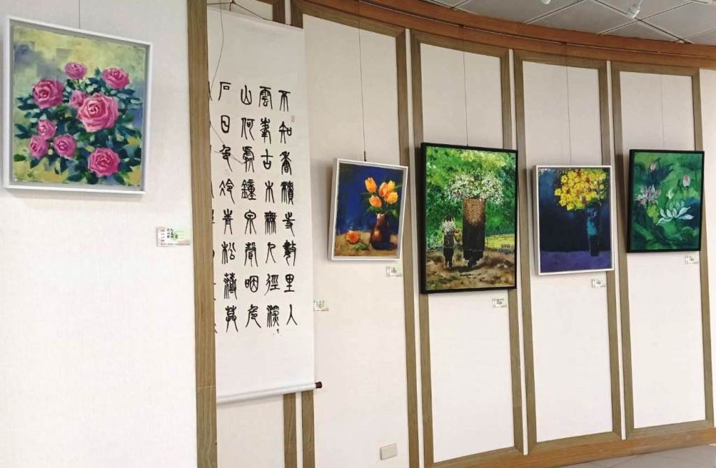 在企業經營之外,金馬迎春聯展傳達文化傳承的初心,感受跨界創作的魅力。圖/許俊揚