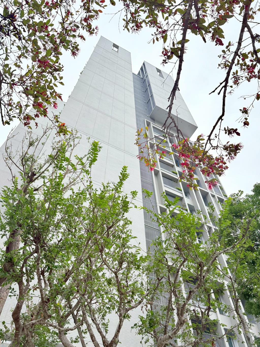 台灣「雨衣大王」達新起家厝,如今已華麗變身「理仁柏舍」社區。圖/曾麗芳