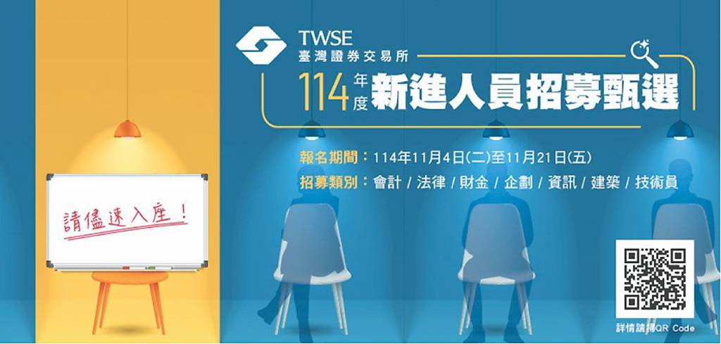 證交所徵才 報名倒數