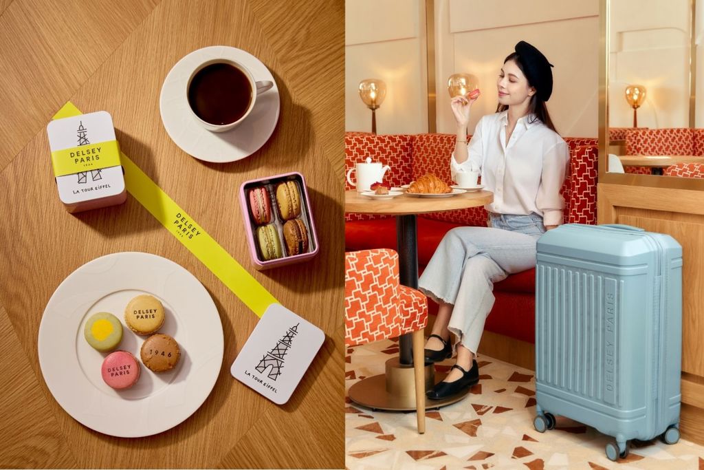 法國第一大行李箱品牌DELSEY PARIS攜手PIERRE HERMÉ 法式甜蜜之旅啟程